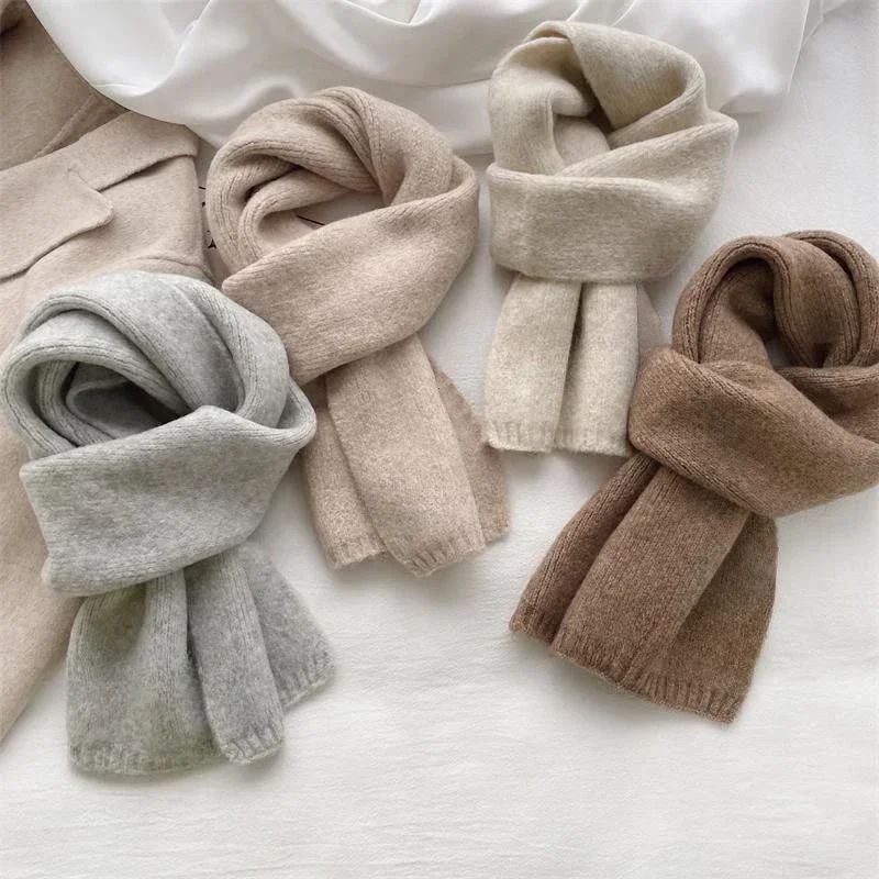 Woven Scarf Blanket - Syal Kasmir Wanita Syal Warna Solid