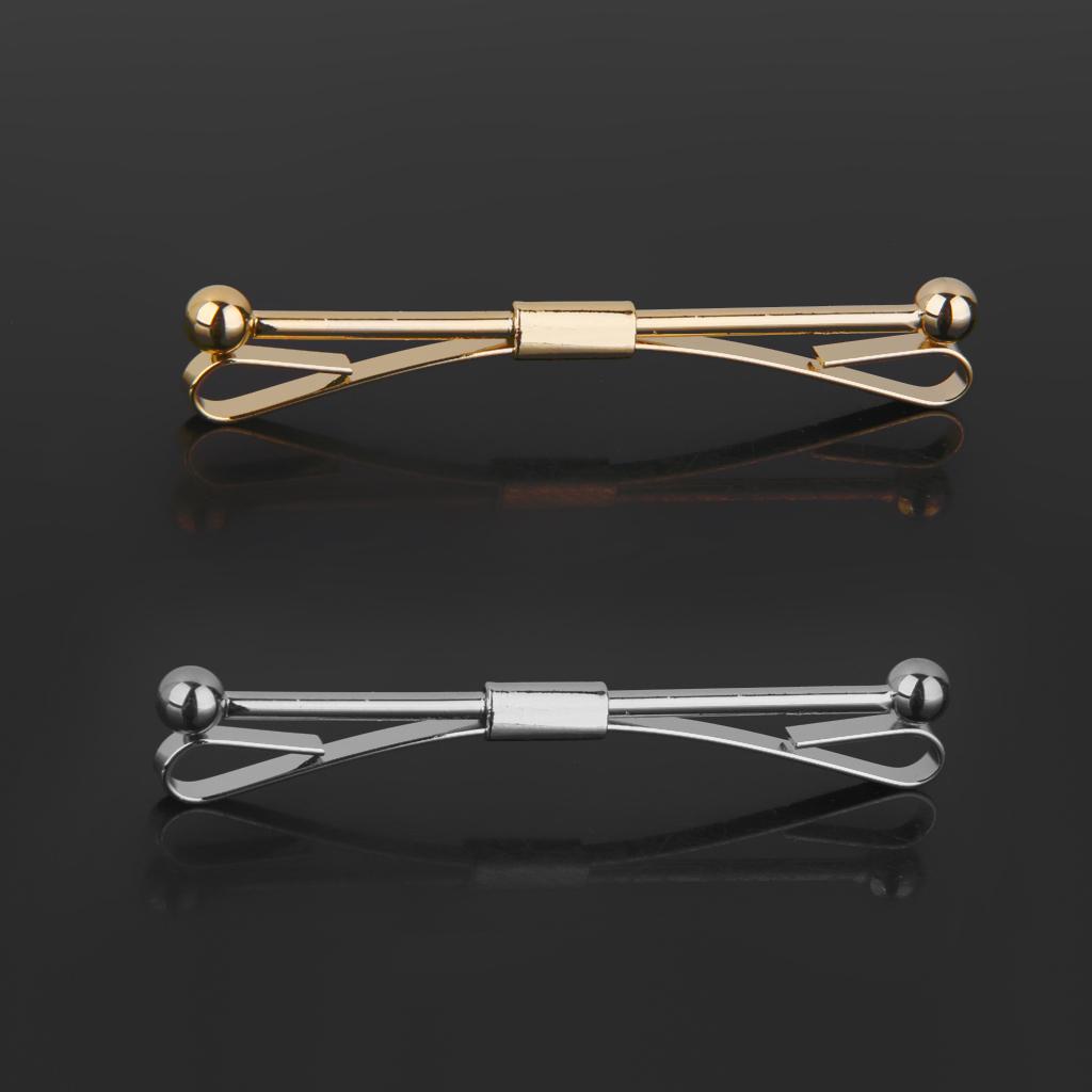 Tie Bar Set Gift - 2 buah Set Penjepit Kerah Dasi