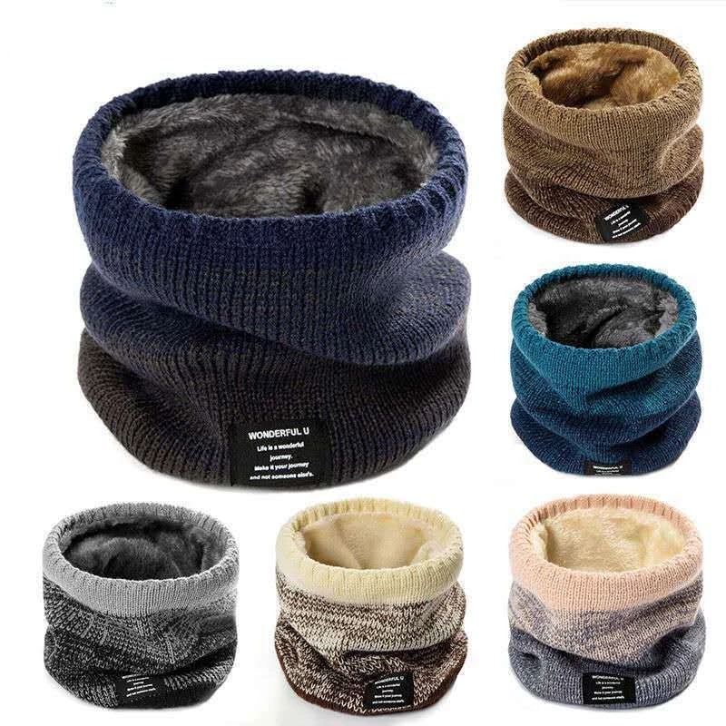 Muffler Men Wool - Syal Musim Dingin untuk Pria Cincin