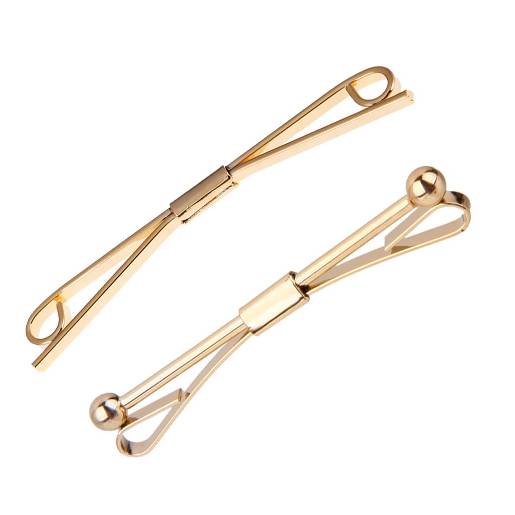 2 buah Set Penjepit Kerah Dasi - Tie Bar Set Gift ulasan dan harga