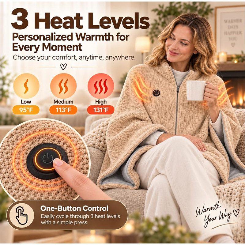 Selendang Penghangat Musim Gug - Woven Scarf Blanket ulasan dan harga