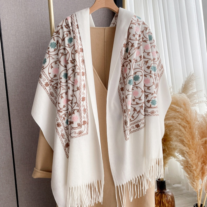 Selendang Kasmir Bordir Baru 2 - Woven Scarf Blanket ulasan dan harga