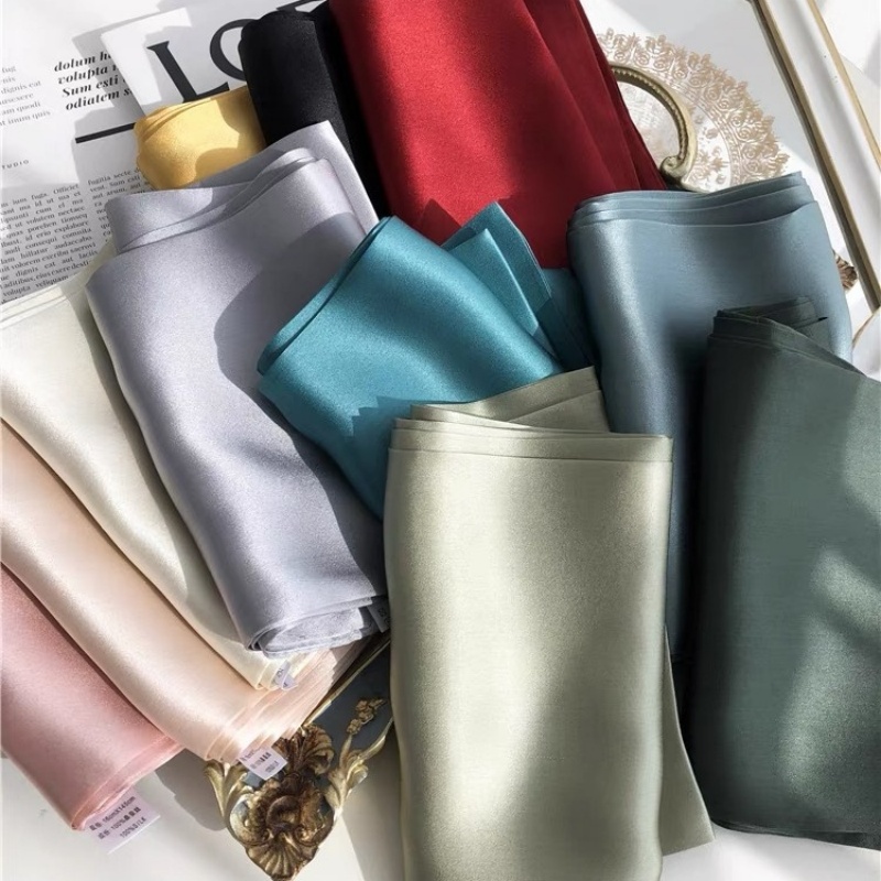 100% Fashion syal sutra asli s - Scarf Silk Square ulasan dan harga